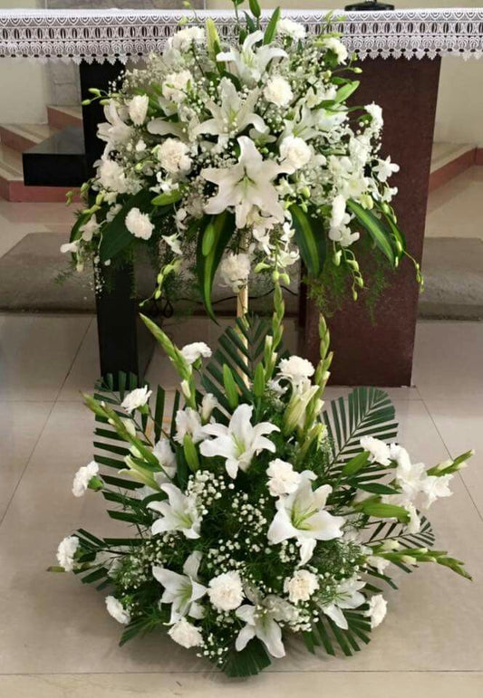 Flores , ramos , decoraciones.